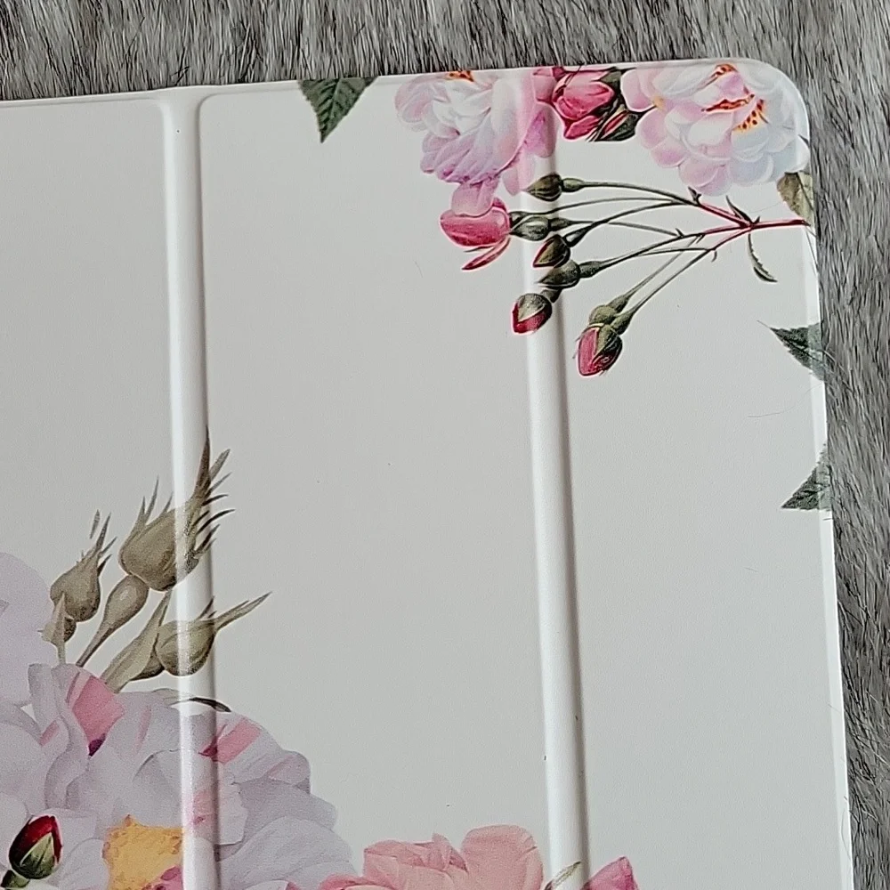 Cottage Chic Core Tablet Cover Floral Roses 10x7 - Picture 7 of 7